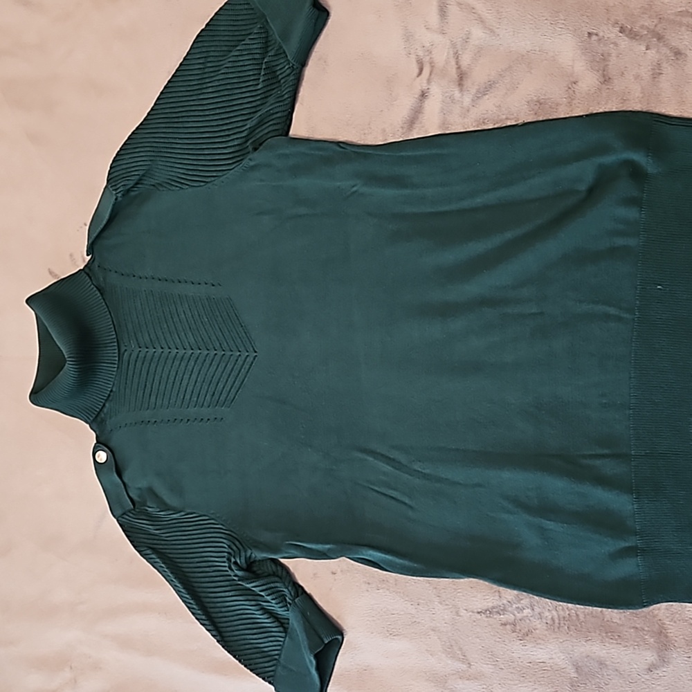 WHBM green sweater, M